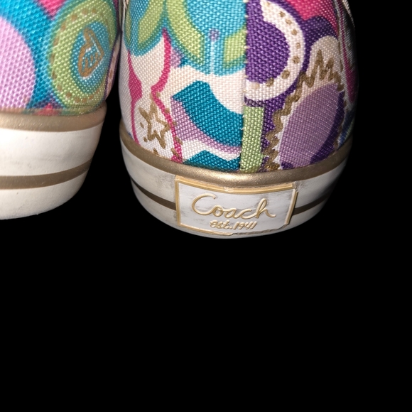 Coach Pop "C" 1941  Barett Sneakers sz 9 1/2 - Picture 4 of 6